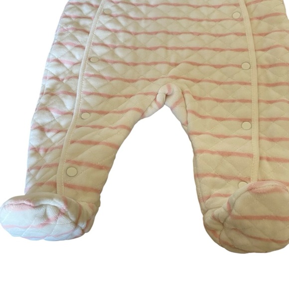 Nordstrom Hooded Baby Bunting Quilted Bear Onesie 3 months - Picture 7 of 12